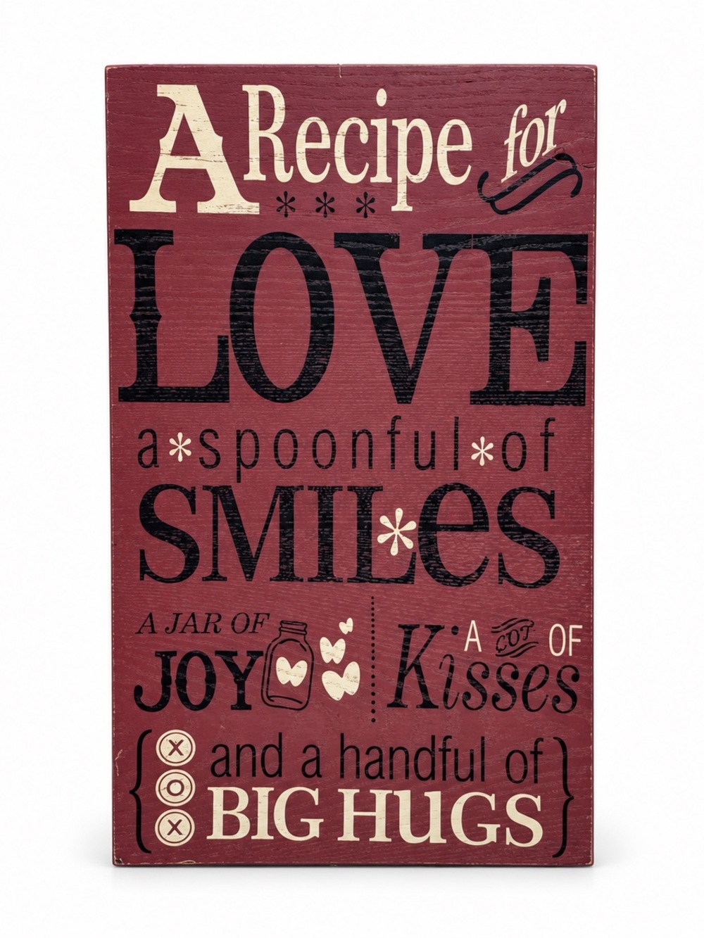 "A Recipe for Love" Wall Plaque